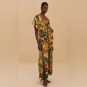 Farm Rio: Bananart jumpsuit / Swim Cover up